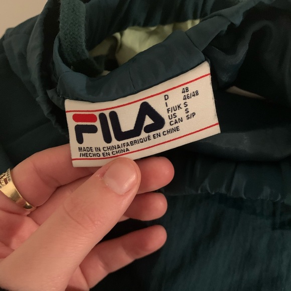 Fila green trackpants💚💛 - Picture 2 of 2